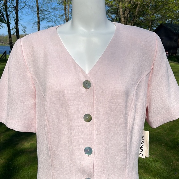 NWT Worthington Woman pink sheath dress 18W - Picture 2 of 11